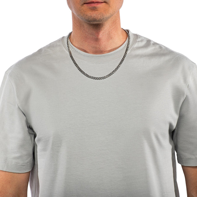 Men's Necklaces - The Curb Chain - Silver 55cm Preview