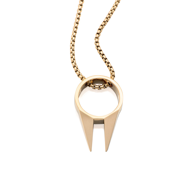 Men's Necklaces - The Kakute - Gold 55cm 65cm 75cm
