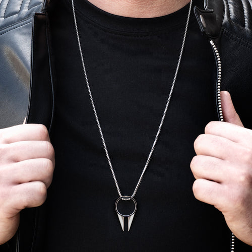 Men's Necklaces - The Kakute - Silver 55cm 65cm 75cm Preview