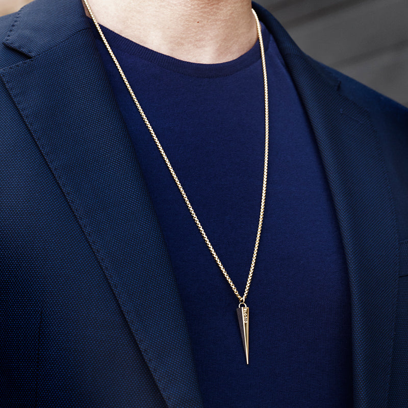 Men's Necklaces - The Polygon - Gold 55cm 65cm 75cm Preview